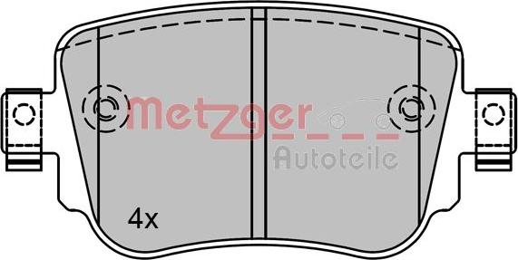 Metzger 1170792 - Bremžu uzliku kompl., Disku bremzes www.autospares.lv