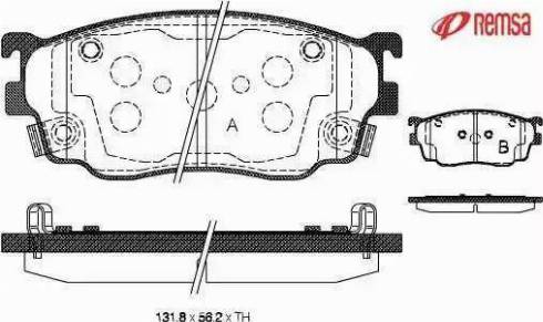 Metzger 1170751 - Bremžu uzliku kompl., Disku bremzes www.autospares.lv