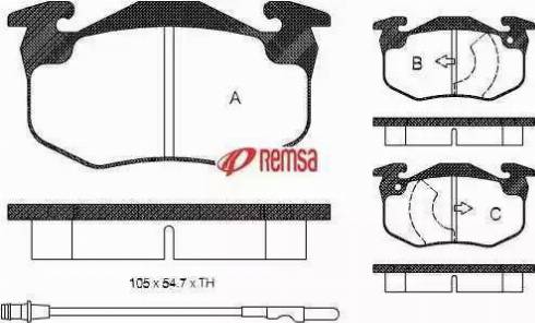 Metzger 1170710 - Bremžu uzliku kompl., Disku bremzes www.autospares.lv