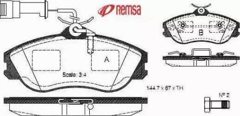 Metzger 1170721 - Bremžu uzliku kompl., Disku bremzes www.autospares.lv