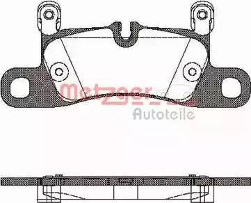 Metzger 1170779 - Bremžu uzliku kompl., Disku bremzes www.autospares.lv