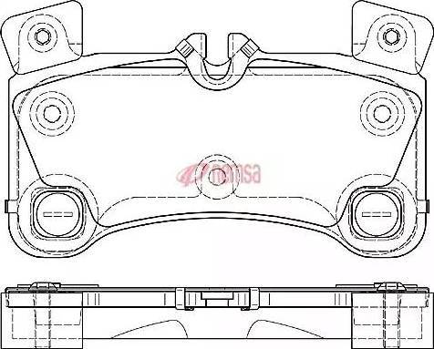 Metzger 1170775 - Bremžu uzliku kompl., Disku bremzes www.autospares.lv