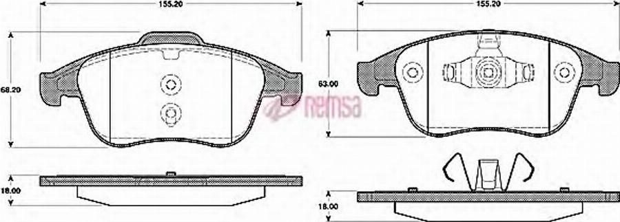 Metzger 138900 - Bremžu uzliku kompl., Disku bremzes www.autospares.lv