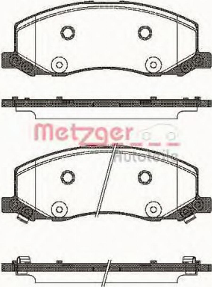 Metzger 138602 - Bremžu uzliku kompl., Disku bremzes www.autospares.lv