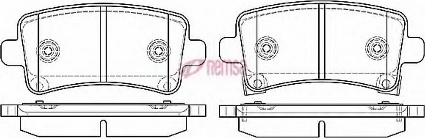 Metzger 1388.04 - Bremžu uzliku kompl., Disku bremzes www.autospares.lv