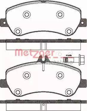 EUROREPAR A411000136 - Bremžu uzliku kompl., Disku bremzes www.autospares.lv