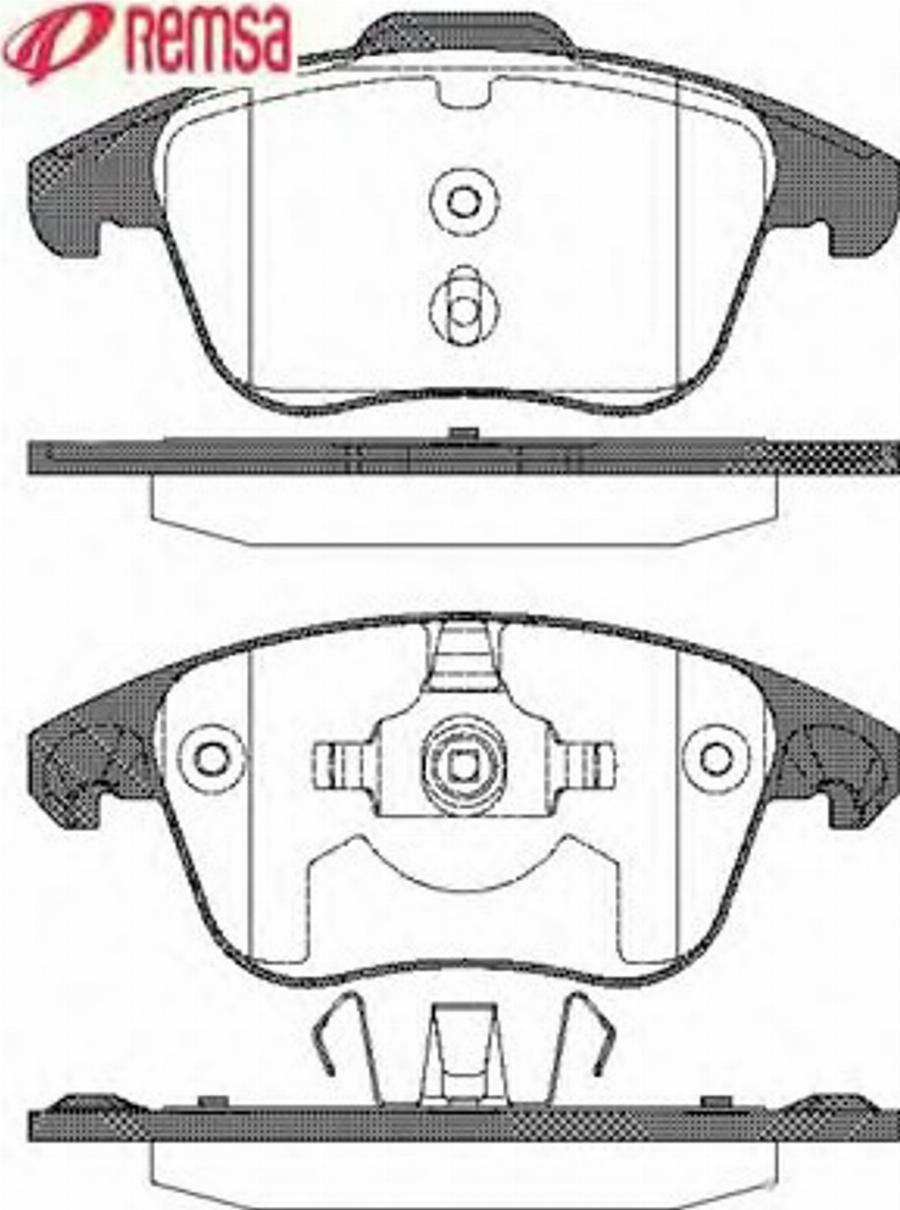 Metzger 124900 - Bremžu uzliku kompl., Disku bremzes www.autospares.lv