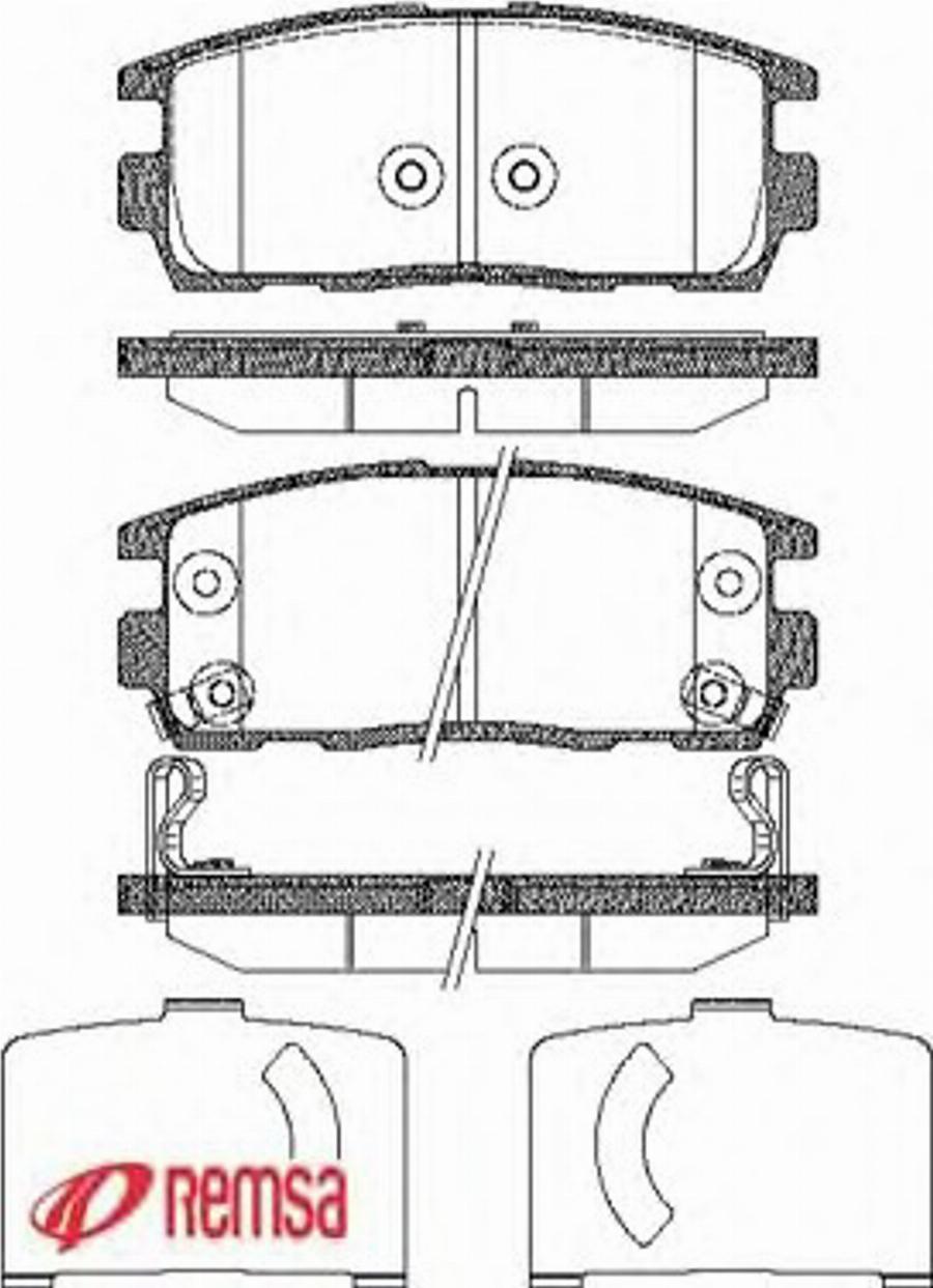 Metzger 126012 - Тормозные колодки, дисковые, комплект www.autospares.lv