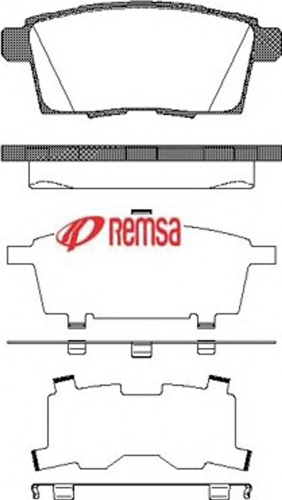 Metzger 1268.00 - Brake Pad Set, disc brake www.autospares.lv