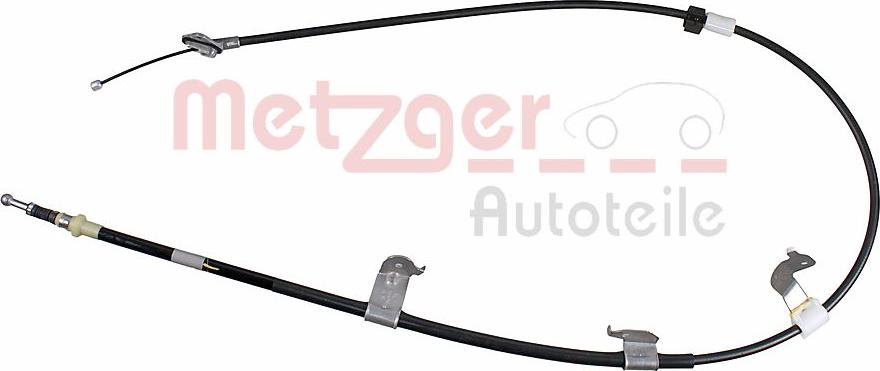 Metzger 17.9009 - Trose, Stāvbremžu sistēma www.autospares.lv