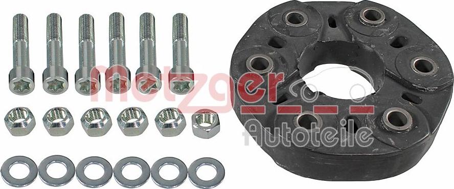 Metzger 8073644 - Шарнир, продольный вал www.autospares.lv