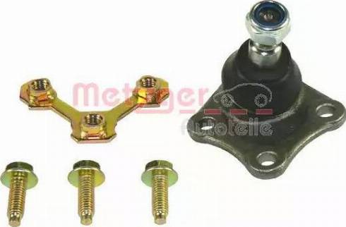 Metzger 87004012 - Шаровая опора, несущий / направляющий шарнир www.autospares.lv