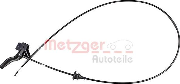 Metzger 3160009 - Motora pārsega slēdzenes trose www.autospares.lv