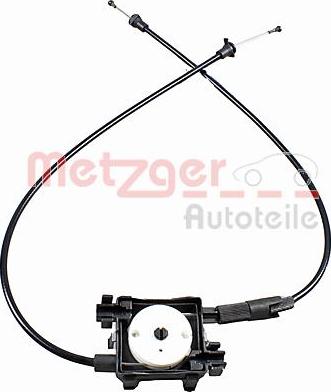 Metzger 3160036 - Motora pārsega slēdzenes trose www.autospares.lv