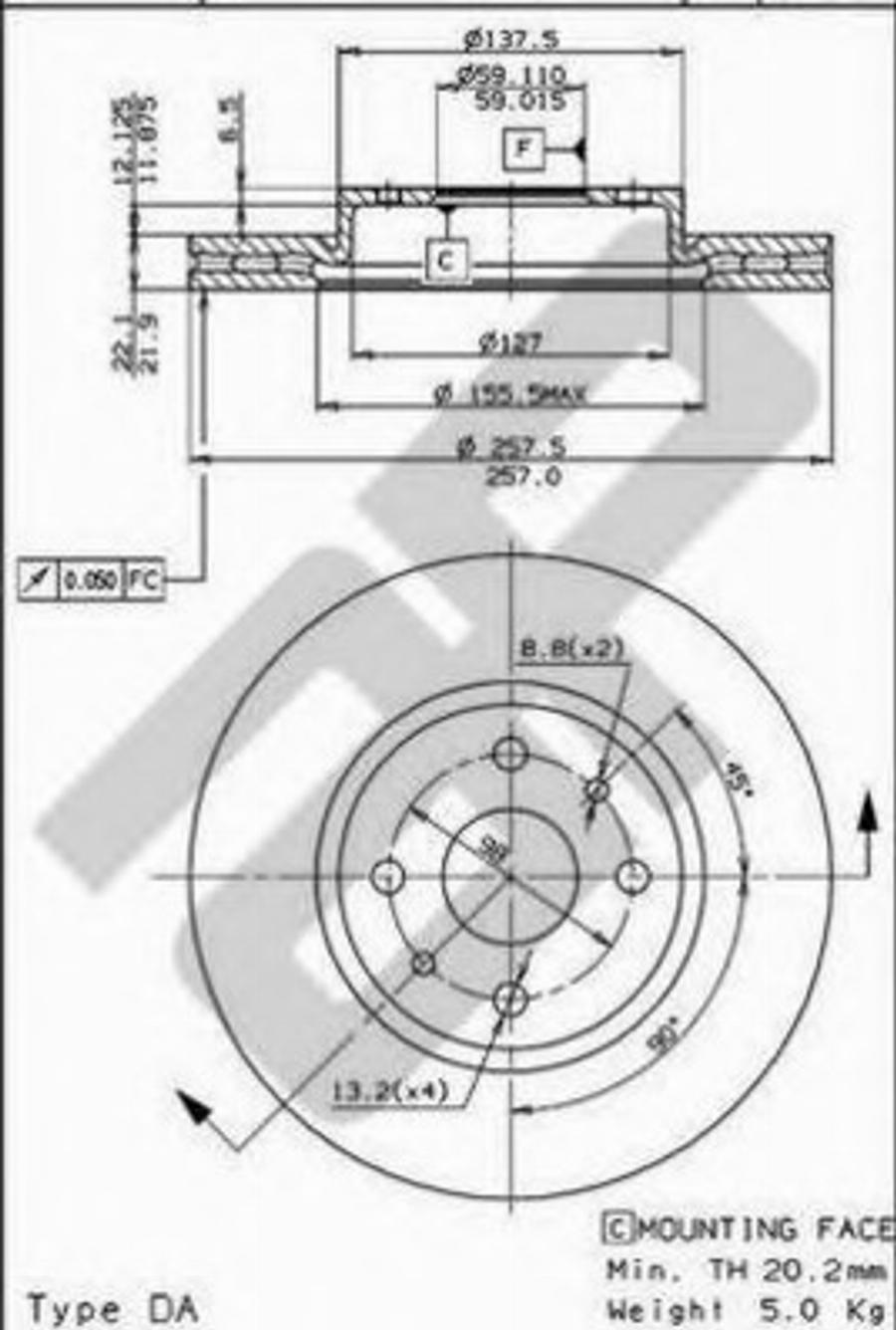 Metzger 24584 - Bremžu diski autospares.lv