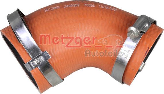 Metzger 2400597 - Pūtes sistēmas gaisa caurule autospares.lv