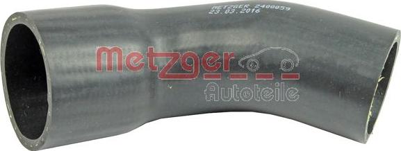 Metzger 2400059 - Pūtes sistēmas gaisa caurule www.autospares.lv