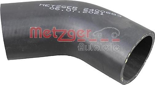 Metzger 2400883 - Pūtes sistēmas gaisa caurule www.autospares.lv