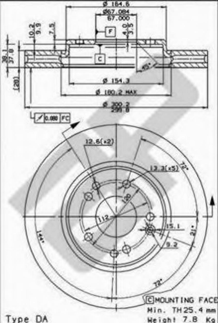 Metzger 24807 - Bremžu diski www.autospares.lv