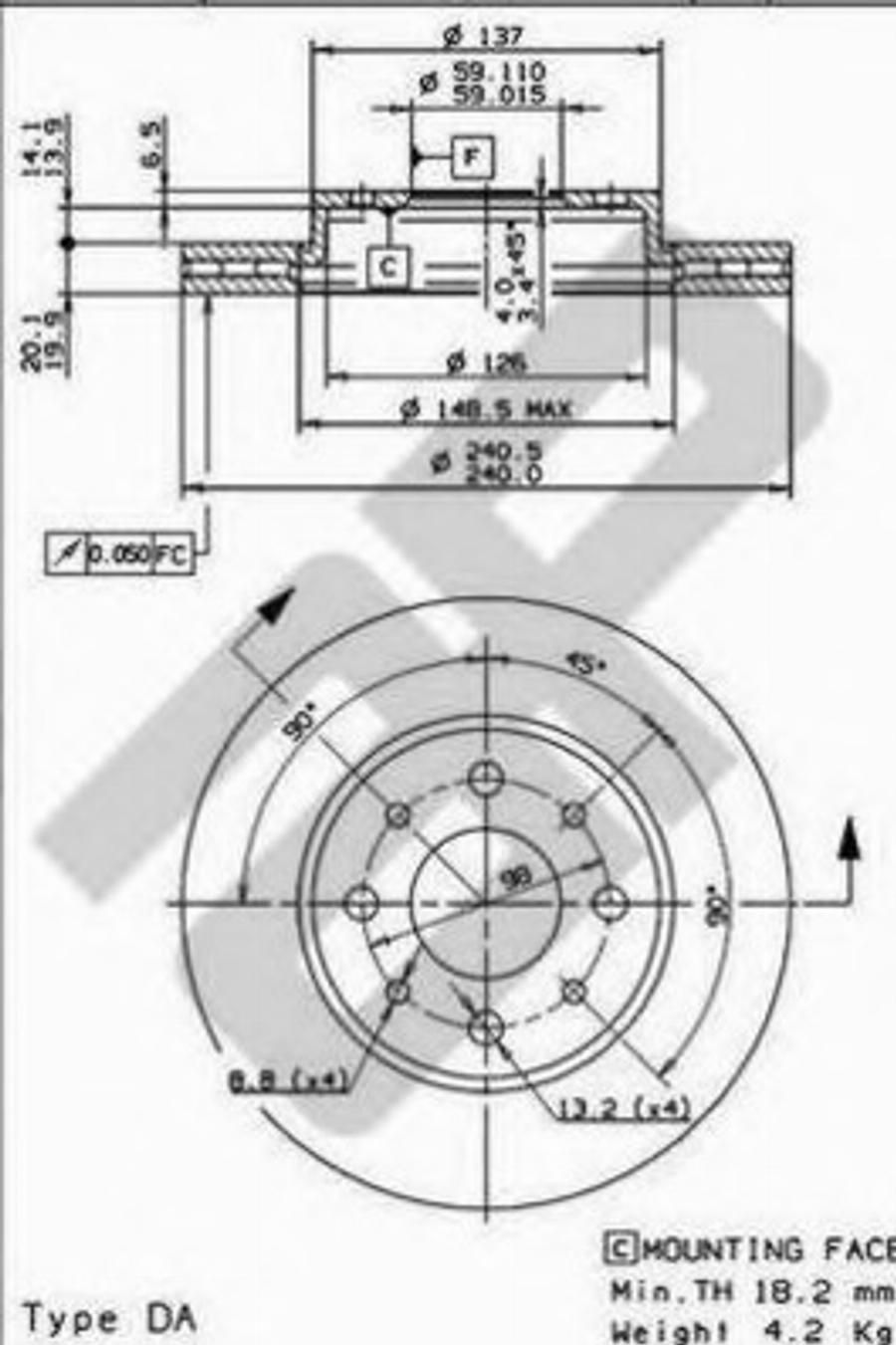 Metzger 24815 - Bremžu diski www.autospares.lv