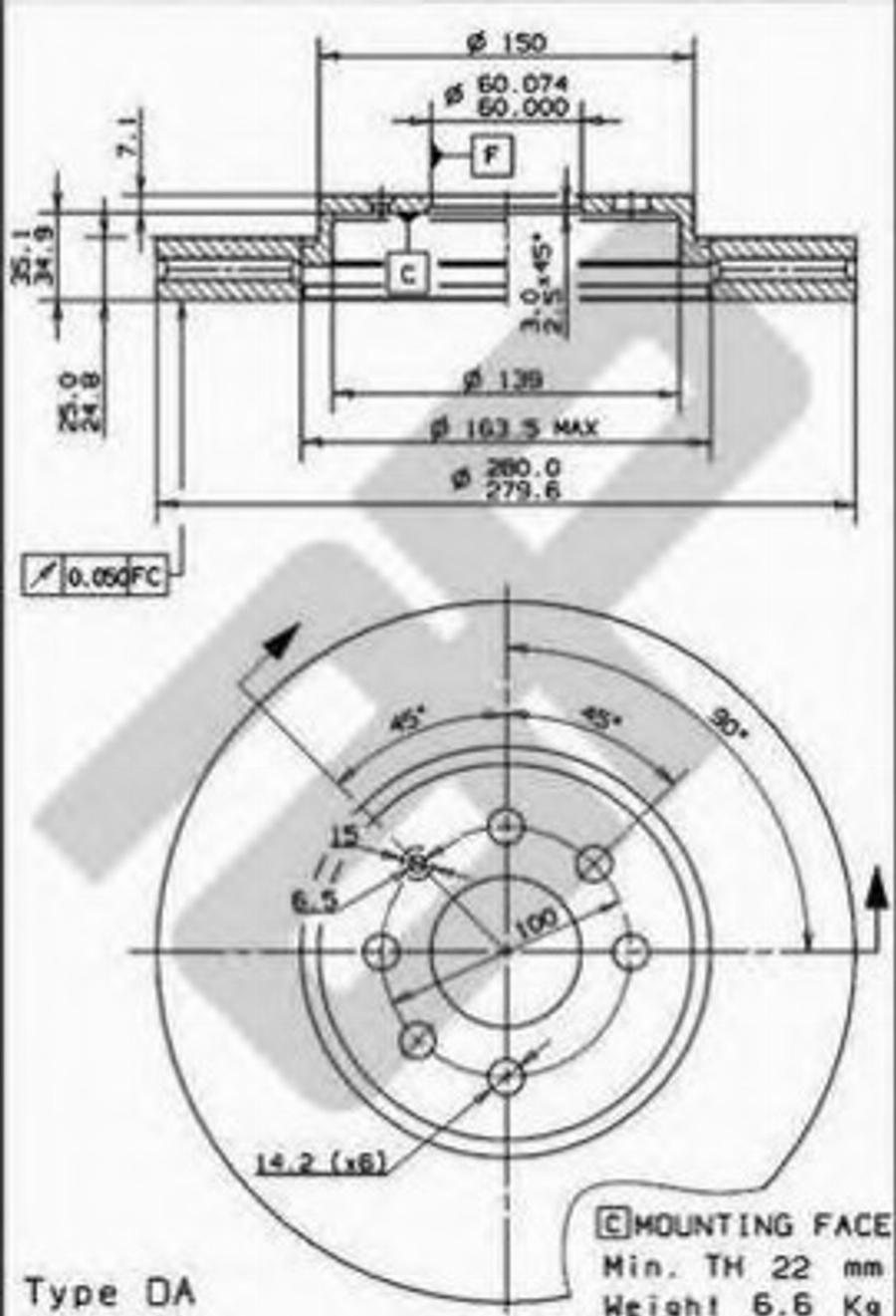 Metzger 24884V - Bremžu diski www.autospares.lv