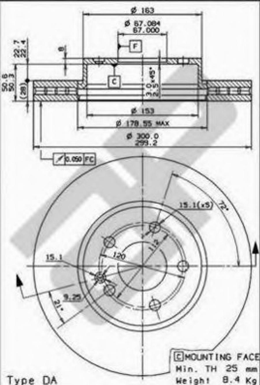 Metzger 24835 - Bremžu diski www.autospares.lv