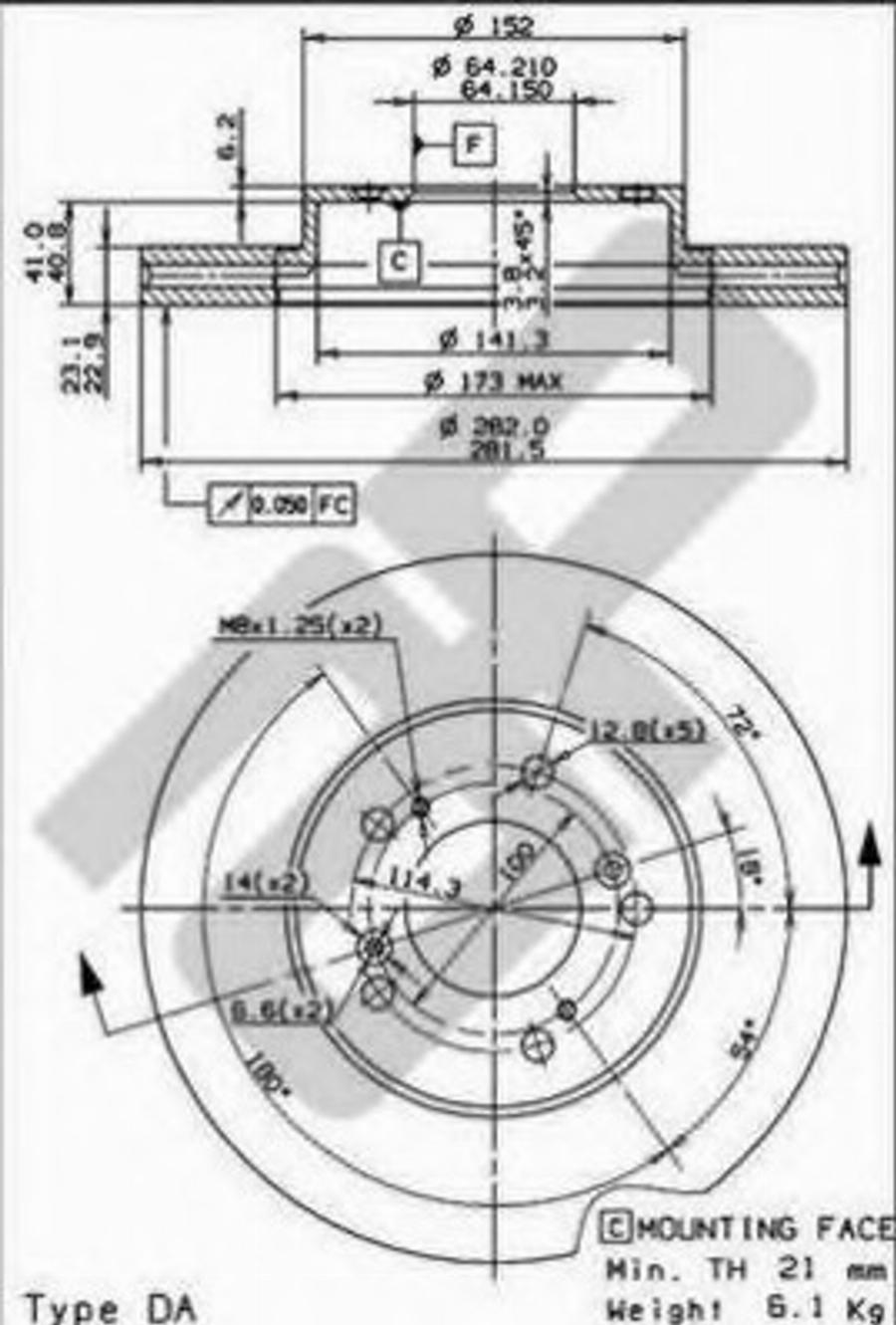 Metzger 24836 - Bremžu diski www.autospares.lv