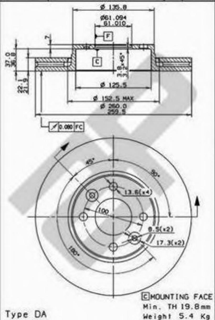 Metzger 24825 - Bremžu diski www.autospares.lv