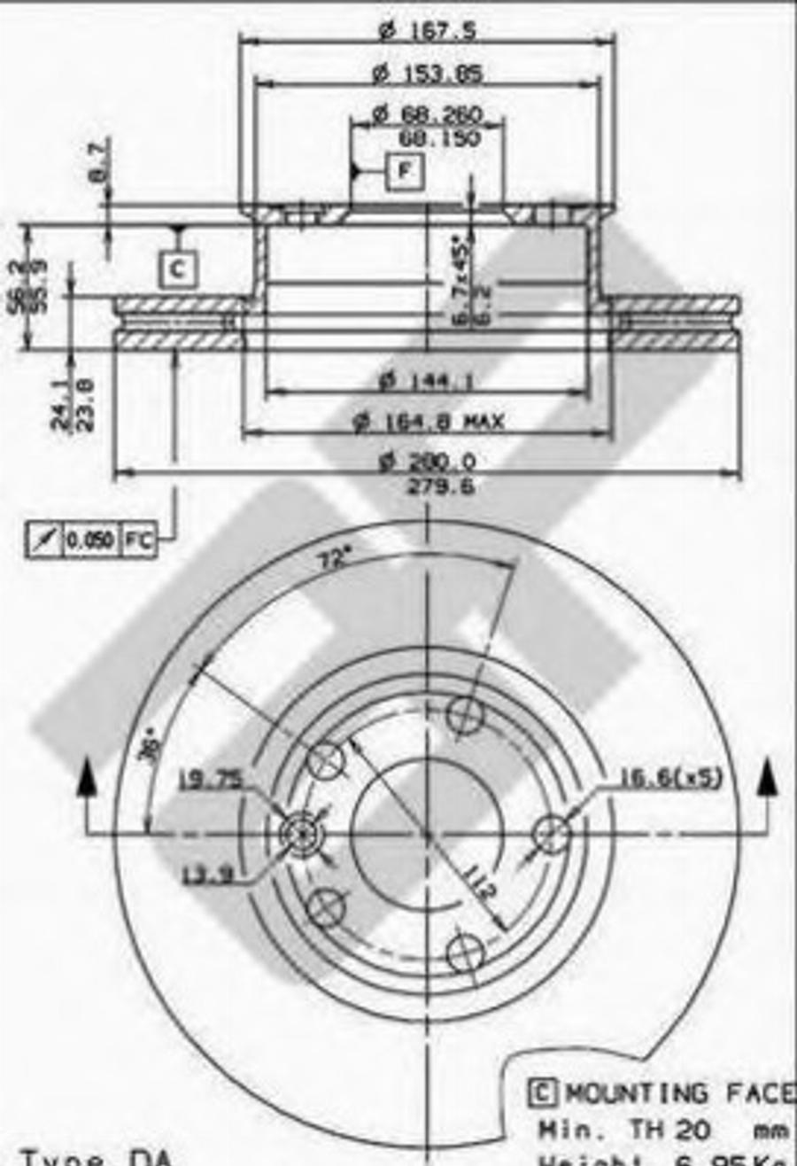 Metzger 24357 - Bremžu diski www.autospares.lv