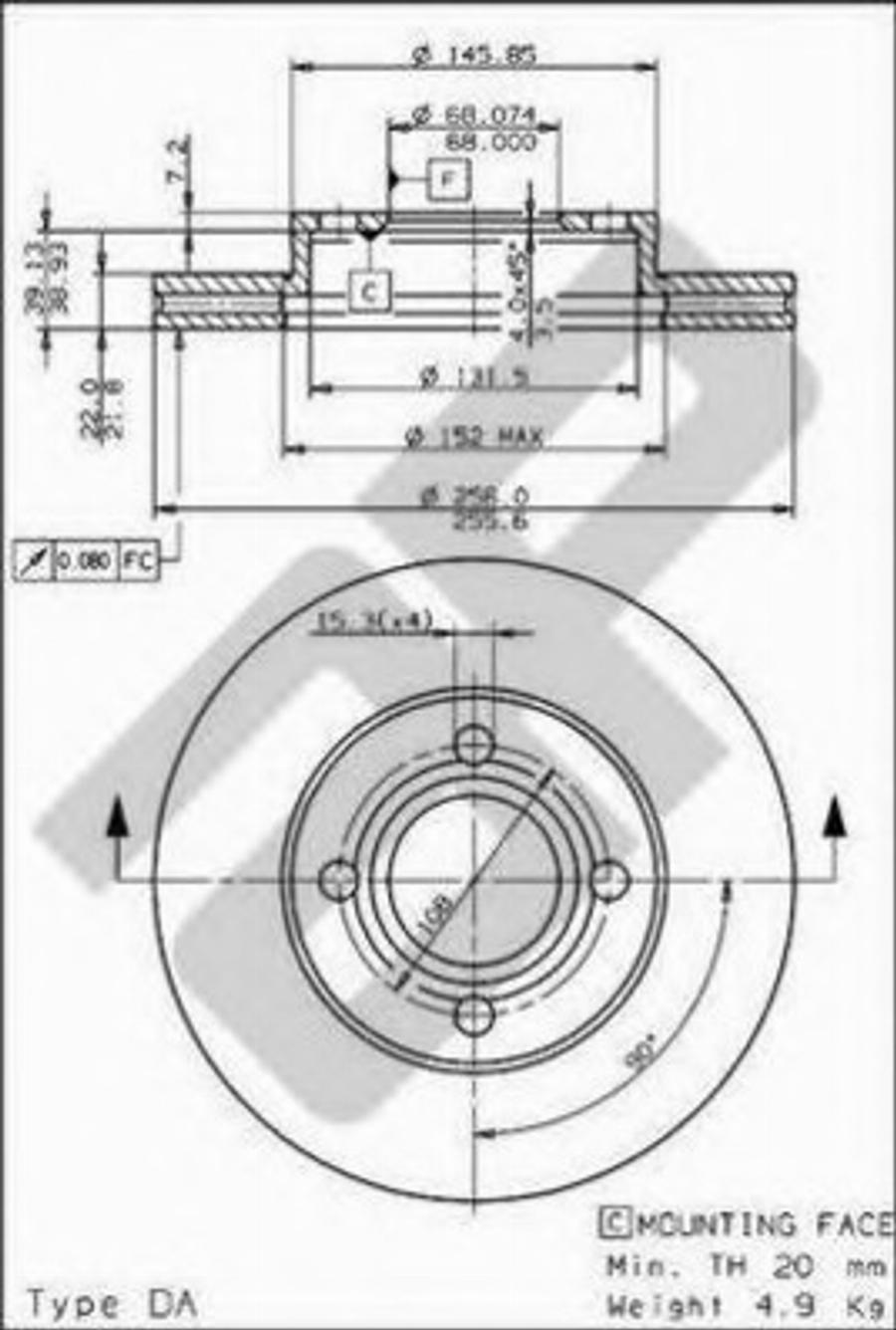 Metzger 24204 - Bremžu diski www.autospares.lv