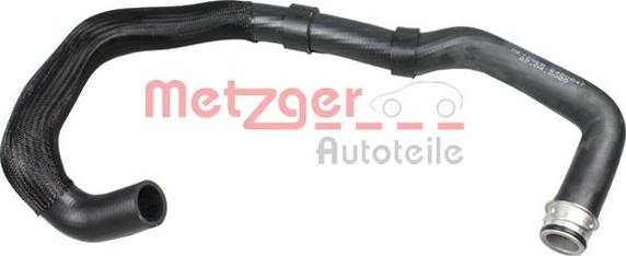 Metzger 2420847 - Шланг радиатора www.autospares.lv