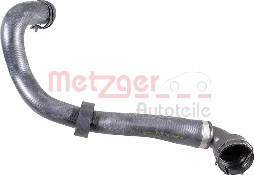 Metzger 2421658 - Radiatora cauruļvads www.autospares.lv