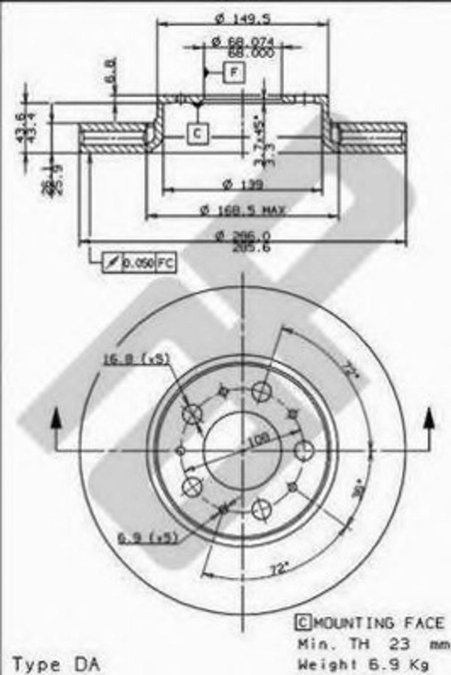 Metzger 24795V - Bremžu diski www.autospares.lv