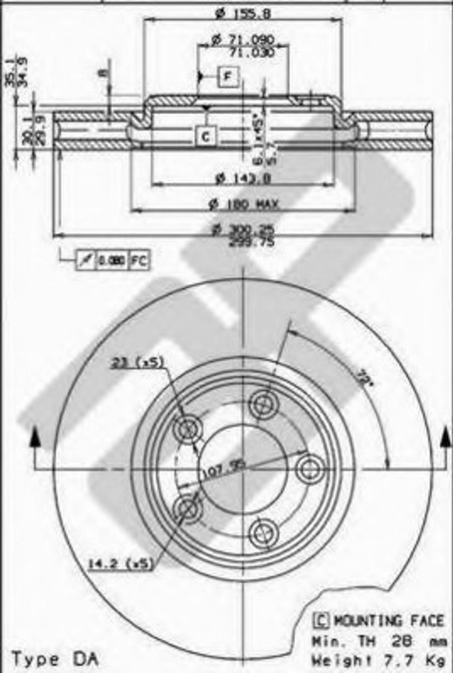 Metzger 24762 - Bremžu diski www.autospares.lv