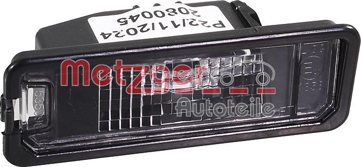 Metzger 2080045 - Numurzīmes apgaismojuma lukturis www.autospares.lv