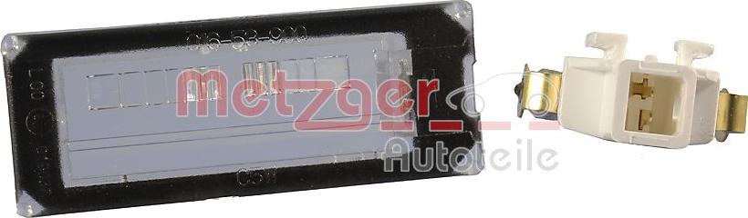 Metzger 2080015 - Numurzīmes apgaismojuma lukturis www.autospares.lv