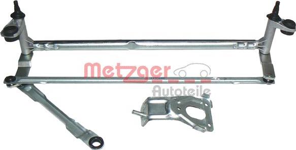Metzger 2190040 - Stiklu tīrītāja sviru un stiepņu sistēma www.autospares.lv