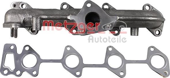 Metzger 2101004 - Kolektors, Izplūdes gāzu sistēma www.autospares.lv