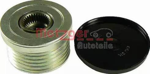 Metzger 2170021 - Pulley, alternator, freewheel clutch www.autospares.lv