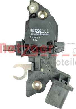 Metzger 2390060 - Voltage regulator, alternator www.autospares.lv