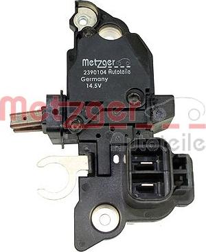 Metzger 2390104 - Регулятор напряжения, генератор www.autospares.lv