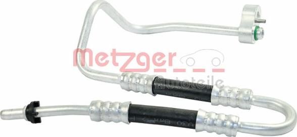 Metzger 2360049 - Augst / Zemspiediena cauruļvads, Gaisa kond. sist. www.autospares.lv