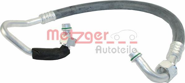 Metzger 2360072 - Augst / Zemspiediena cauruļvads, Gaisa kond. sist. www.autospares.lv