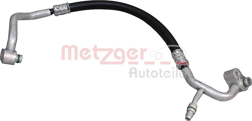 Metzger 2360158 - Augstspiediena cauruļvads, Gaisa kond. sist. www.autospares.lv