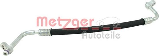 Metzger 2360104 - Augstspiediena cauruļvads, Gaisa kond. sist. www.autospares.lv