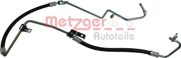 Metzger 2361006 - Hidrauliskā šļūtene, Stūres iekārta www.autospares.lv