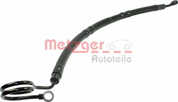 Metzger 2361008 - Hidrauliskā šļūtene, Stūres iekārta www.autospares.lv