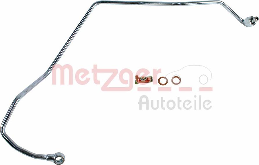 Metzger 2361154 - Трубка, маслопровод компрессора www.autospares.lv