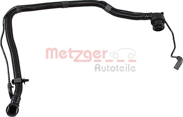 Metzger 2380125 - Šļūtene, Kartera ventilācija www.autospares.lv