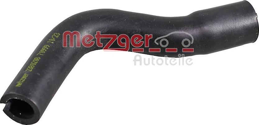 Metzger 2380208 - Šļūtene, Kartera ventilācija www.autospares.lv